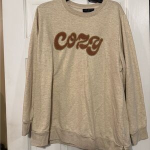 Lane Bryant Beige Knit Top